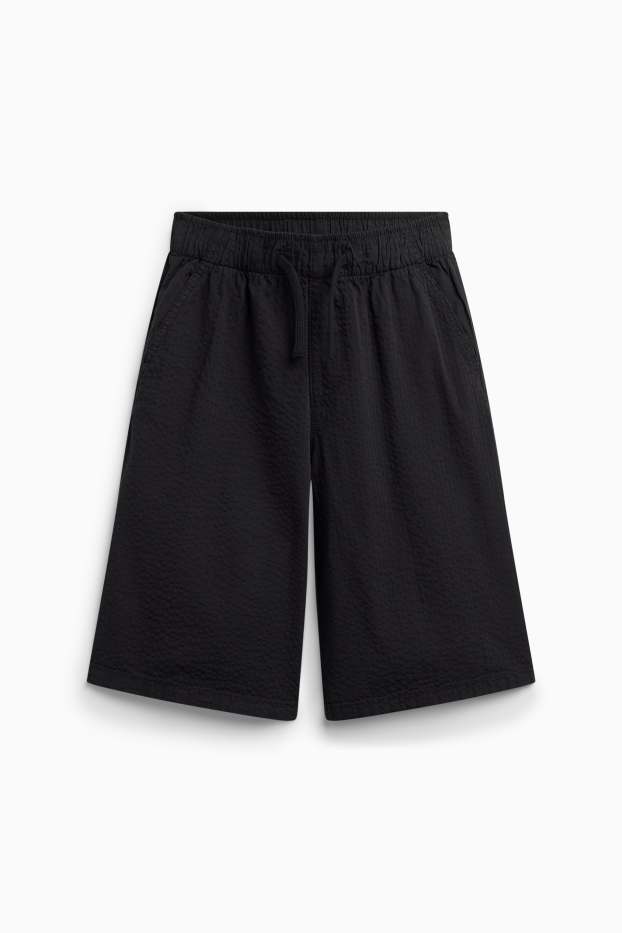 Copii - Băieți - Pantaloni scurți de trening - negru