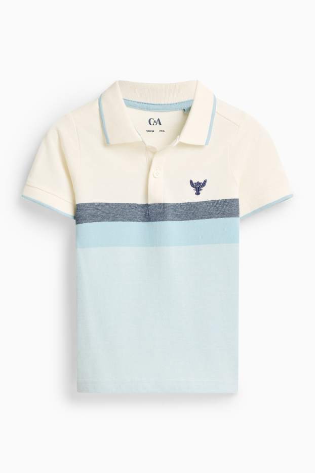 Copii - Băieți - Tricou polo - albastru deschis