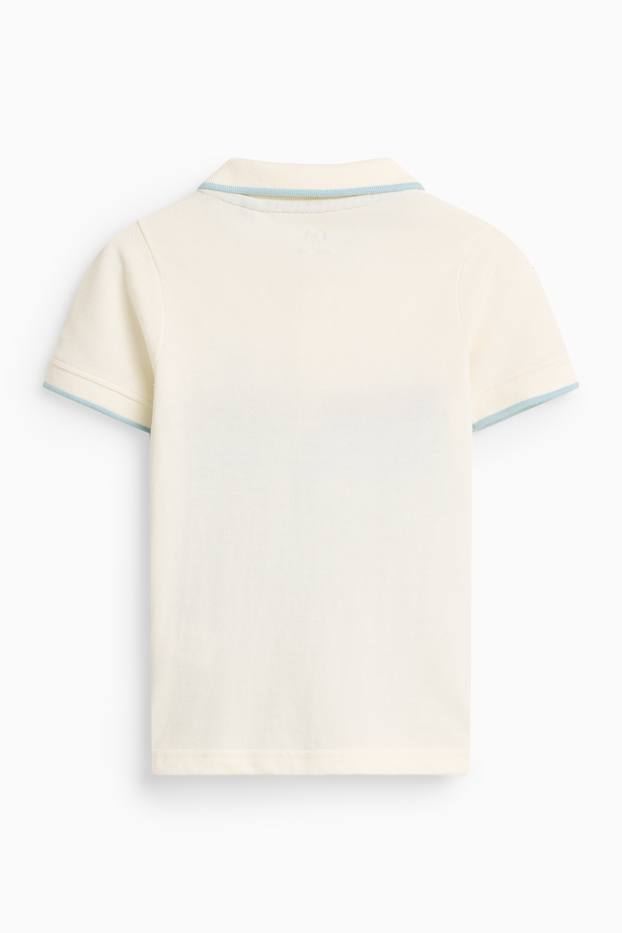 Copii - Băieți - Tricou polo - albastru deschis