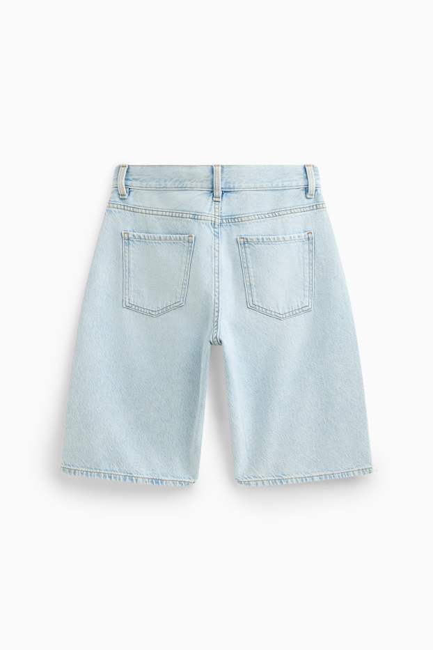 Enfants garçons - Bermudas en jean - jean bleu clair