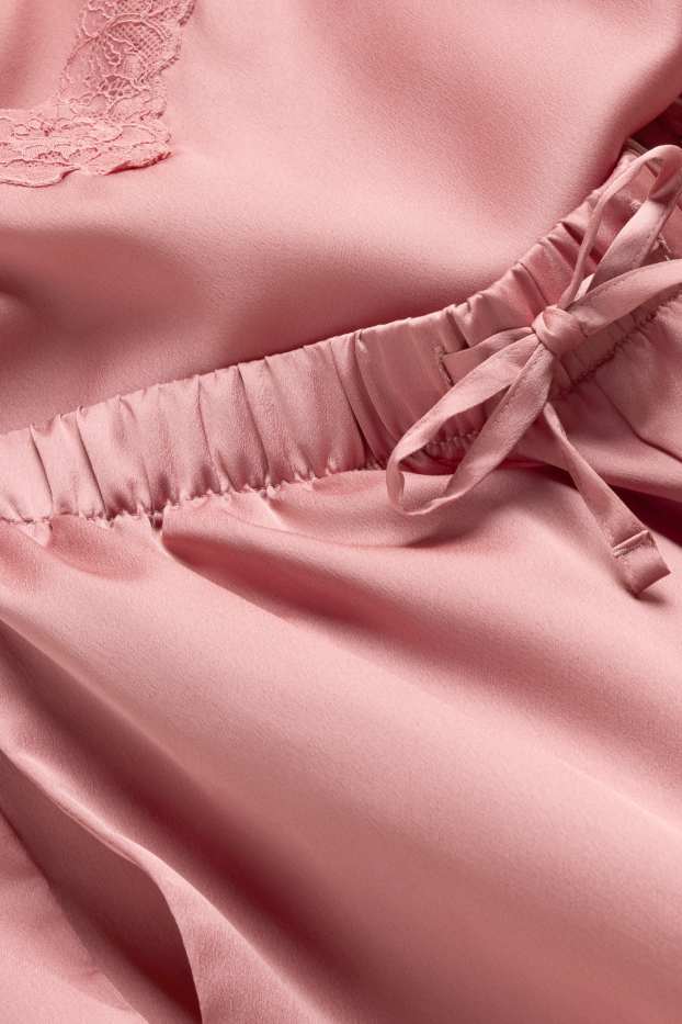 Femmes - Pyjama court - rose