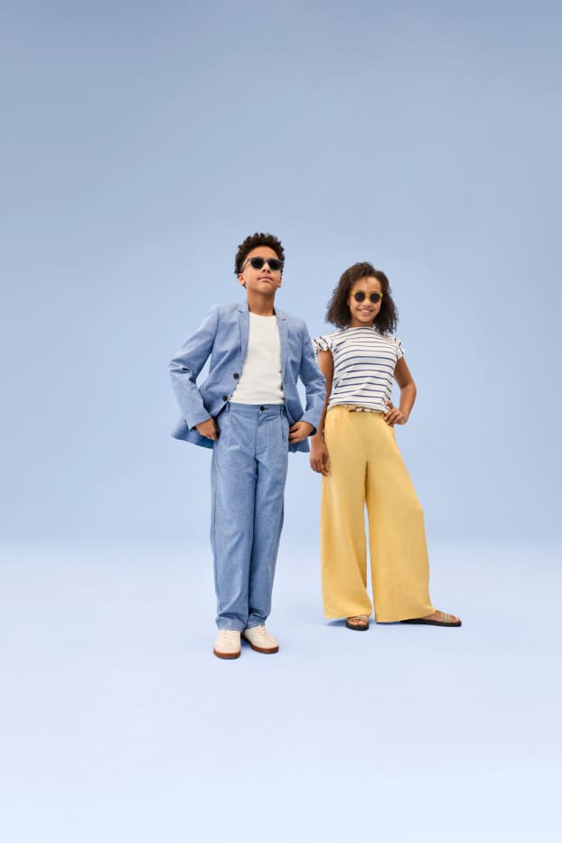 Enfants garçons - Veste - bleu clair