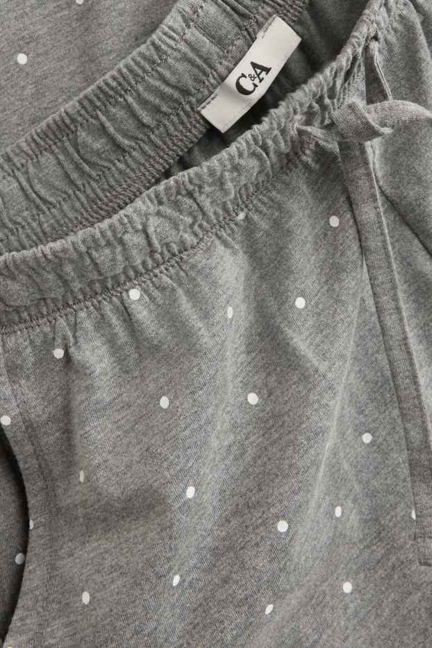Dona - Pantalons de pijama - de piquets - gris clar