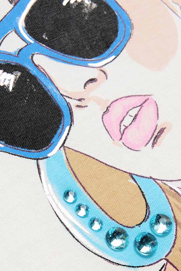 Dames - T-shirt - wit