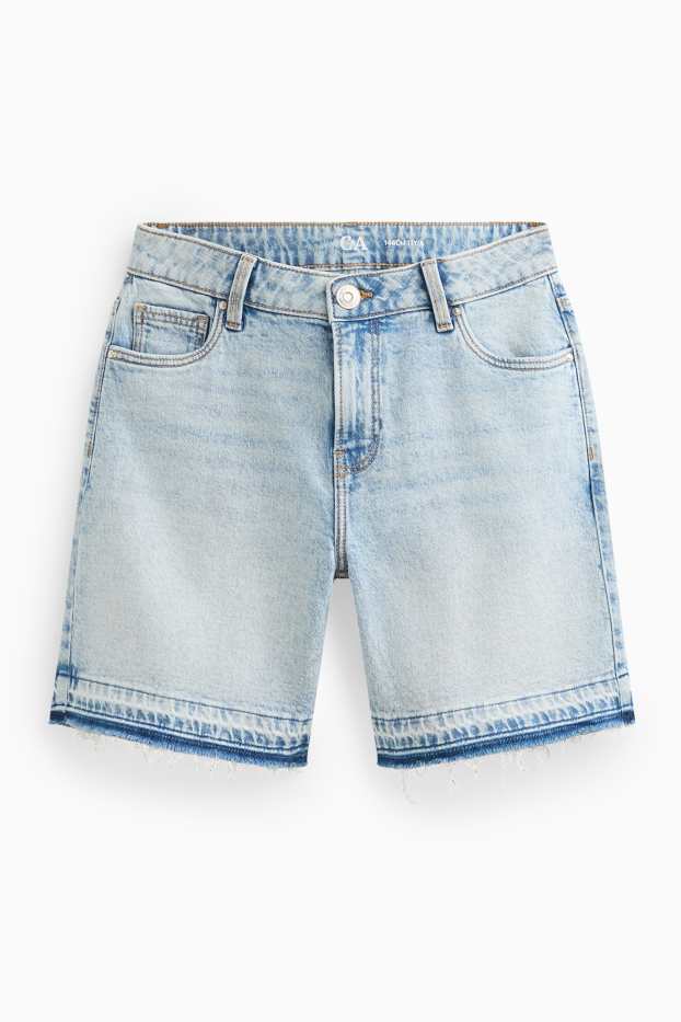 Copii - Fete - Pantaloni scurți denim - albastru deschis