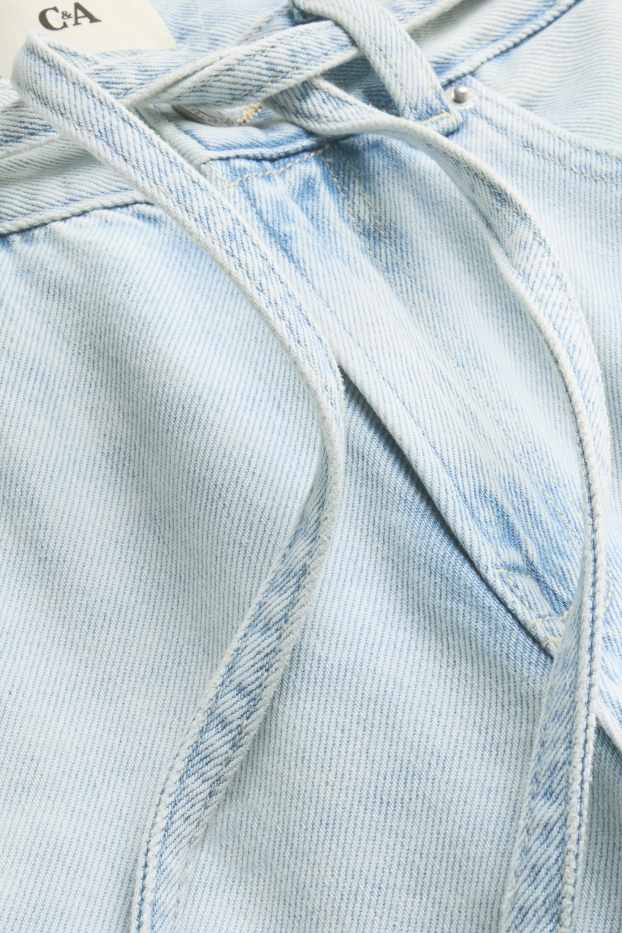 Femmes - Short en jean - mid waist - relaxed fit - jean bleu clair