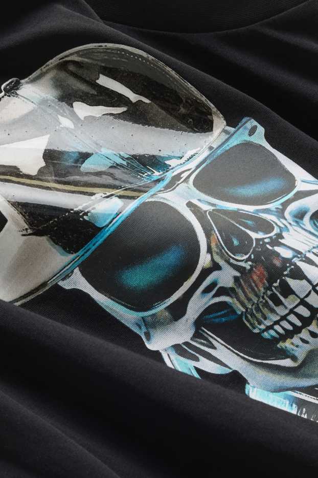 Children Boys - Skull - top - black