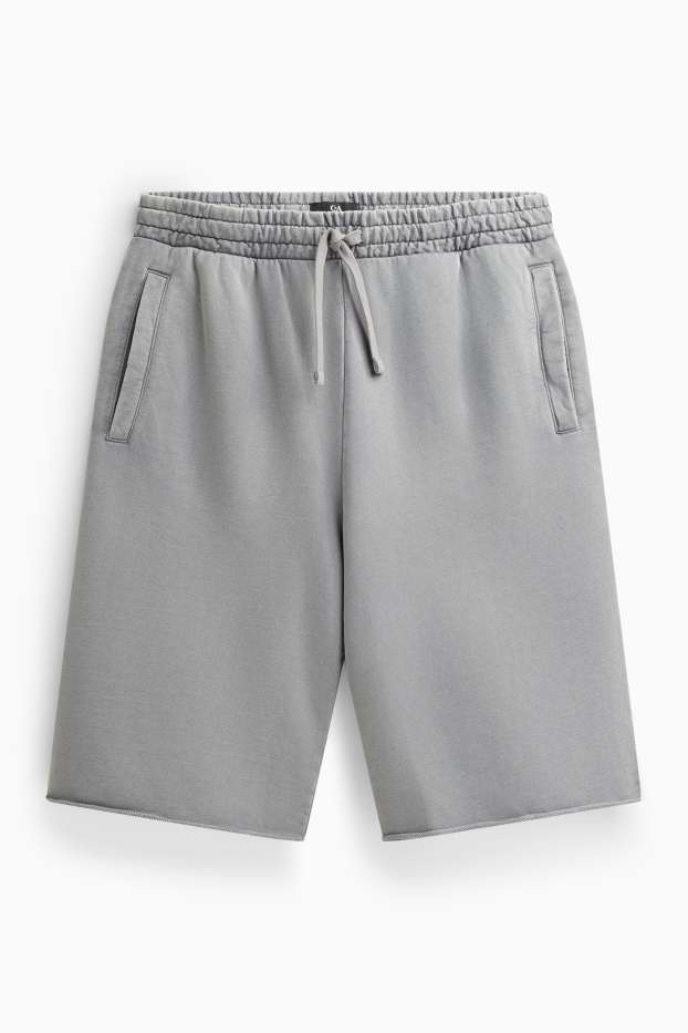 Herren - Sweatshorts - grau
