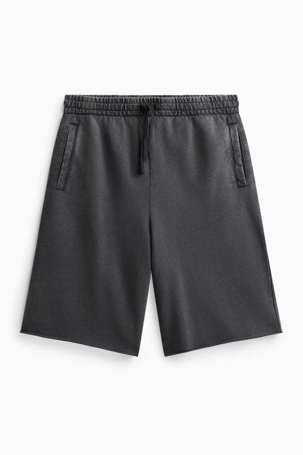 Heren - Sweatshorts - antraciet