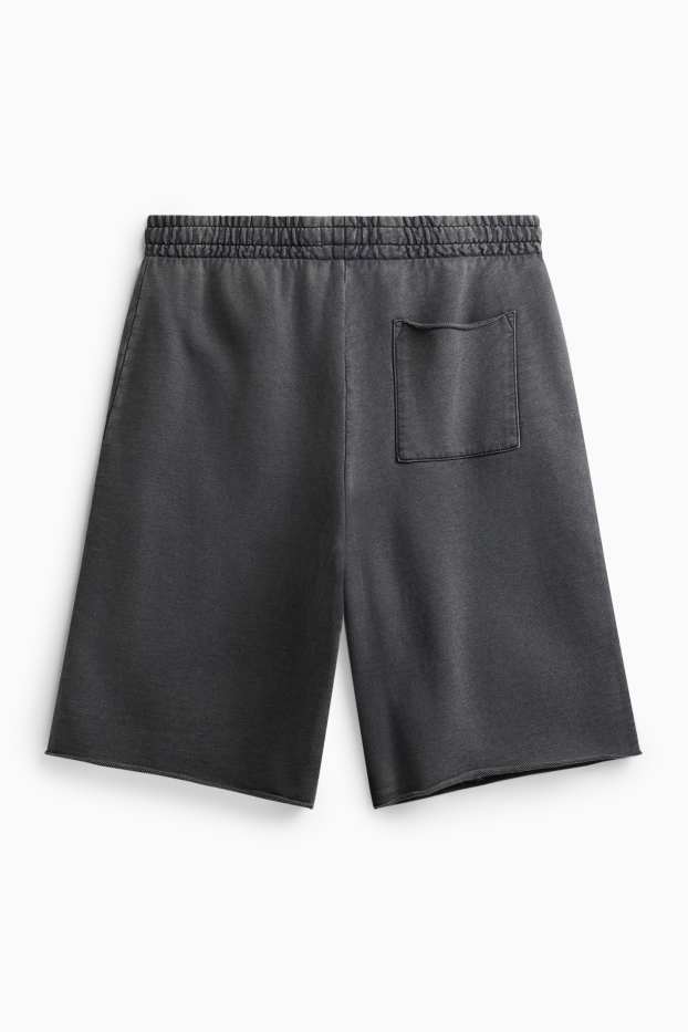 Heren - Sweatshorts - antraciet