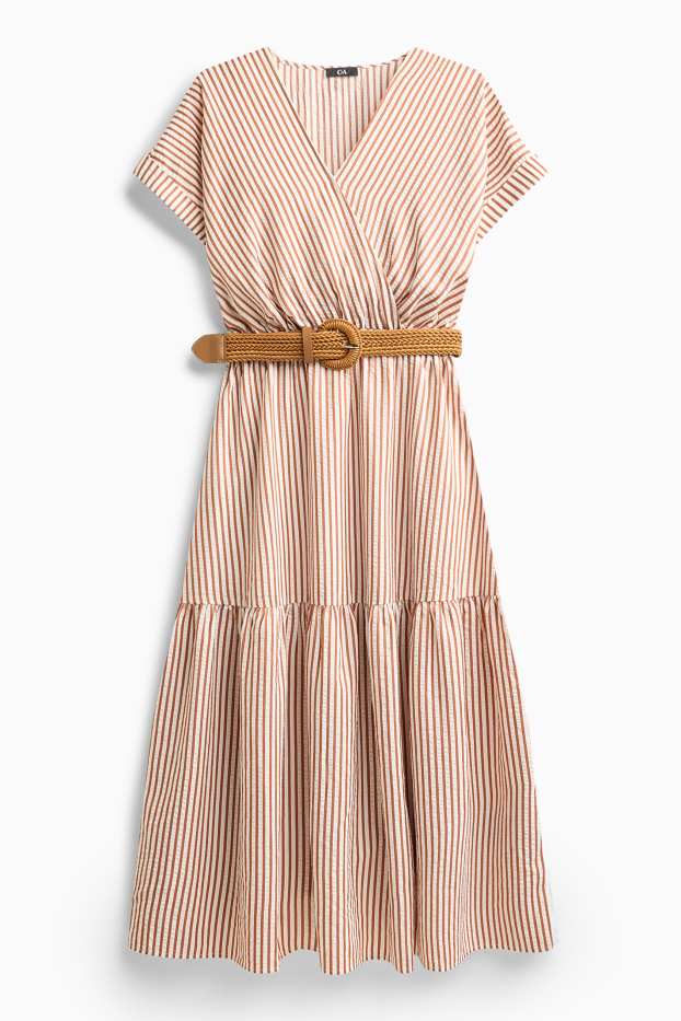 Femei - Rochie - maro deschis