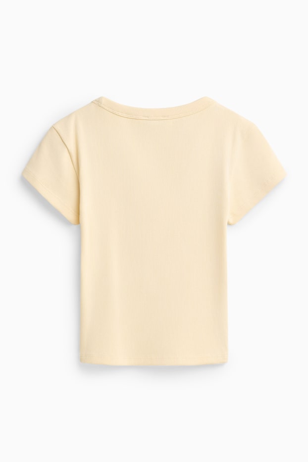 Femmes - T-shirt - beige