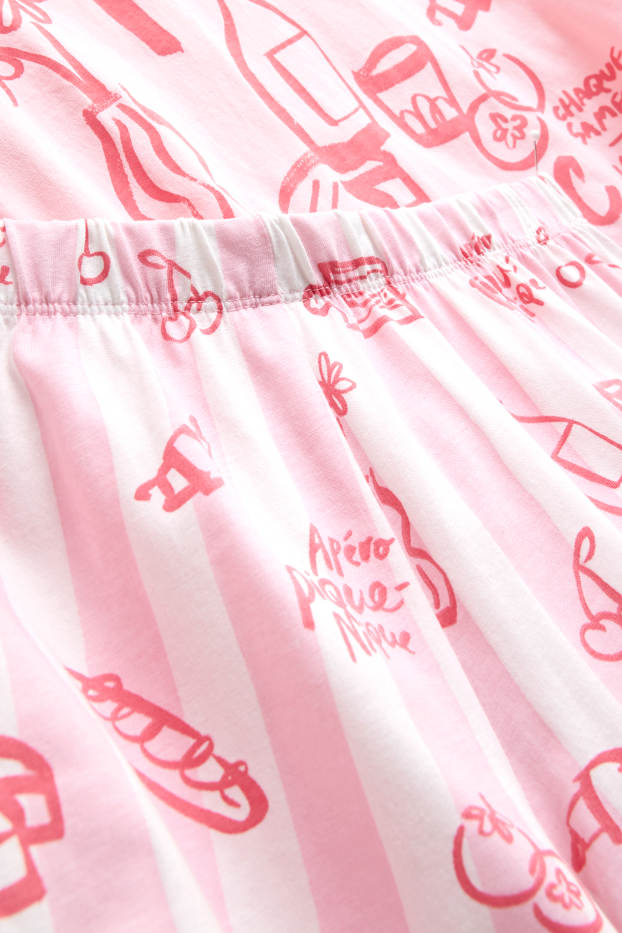 Children Girls - Short Pyjamas - rose