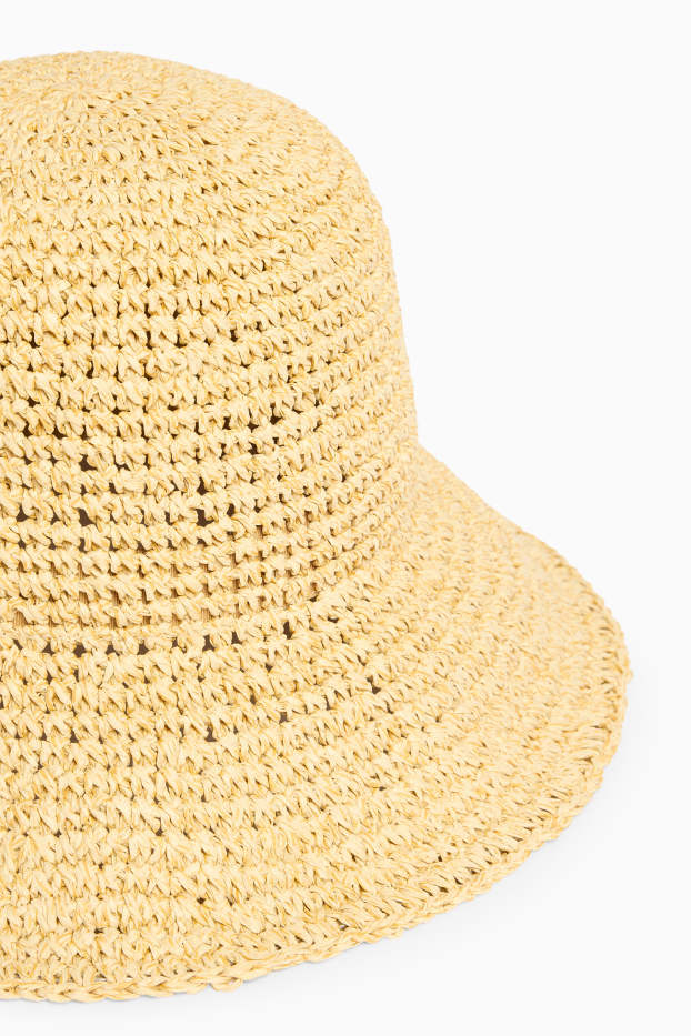 Damen - Stroh-Hut - beige