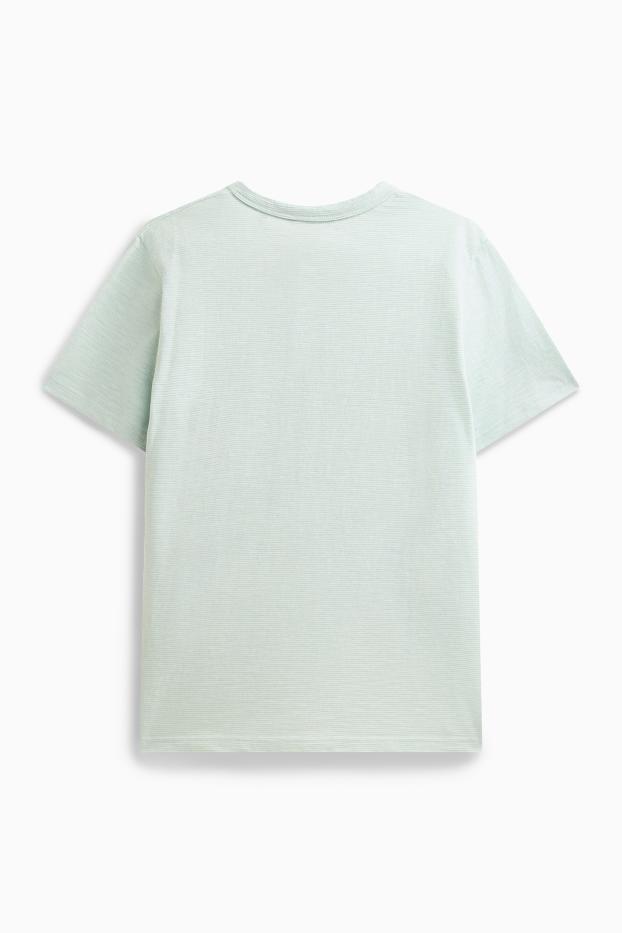 Uomo - T-shirt - verde chiaro