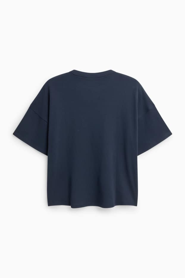Donna - T-shirt - oversize - Topolino - blu scuro
