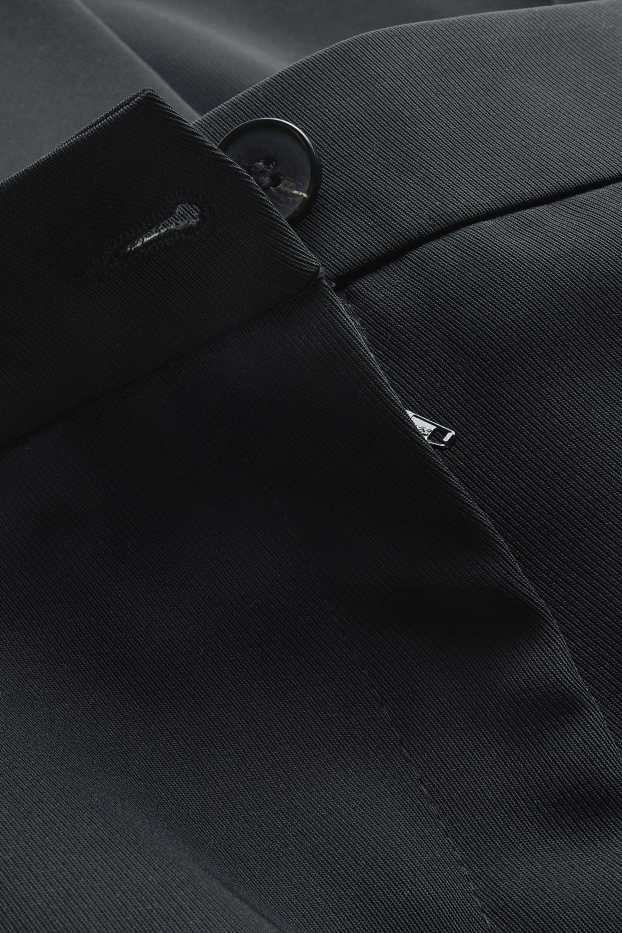 Dames - Bermuda - high waist - zwart