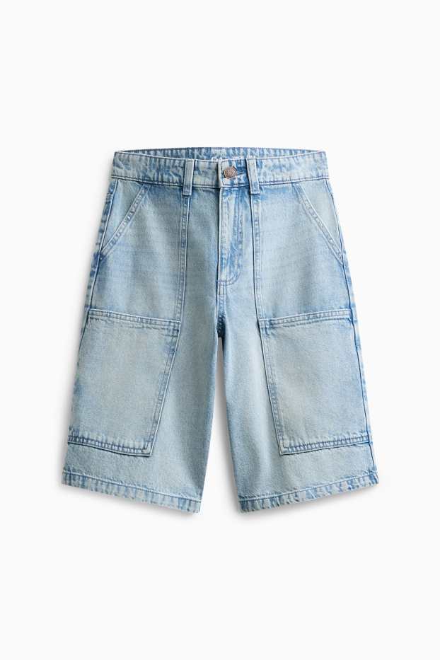 Bambini - Bermuda di jeans - jeans blu