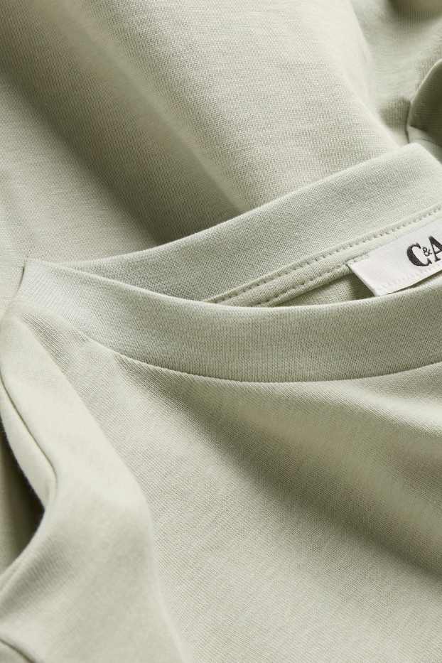 Dames - T-shirt - relaxed fit - lichtgroen