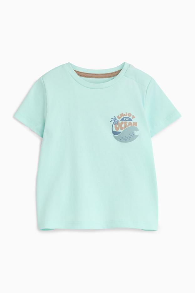 Baby: jongens - Zee - baby-T-shirt - turquoise