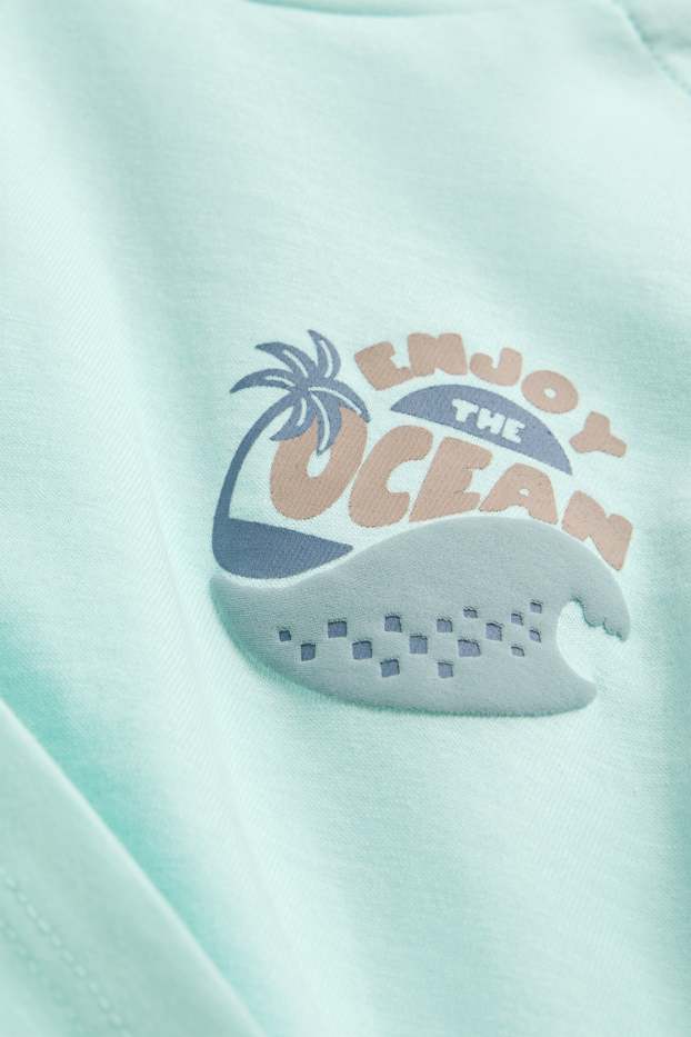 Baby: jongens - Zee - baby-T-shirt - turquoise