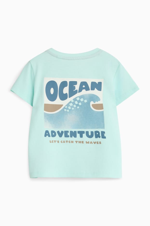 Baby: jongens - Zee - baby-T-shirt - turquoise