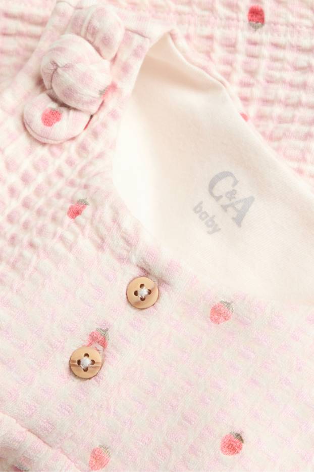 Bebeluși - fete - Căpșune - top bebeluși - structurat - roz