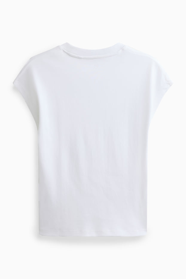 Women - Basic T-shirt - regular fit - white