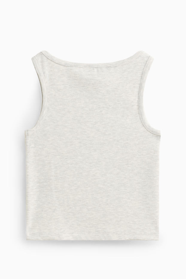 Kinderen: meisjes - Topje - lichtgrijs