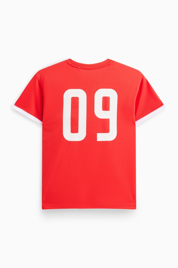 Kinder Buben - Türkei - Kurzarmshirt - rot