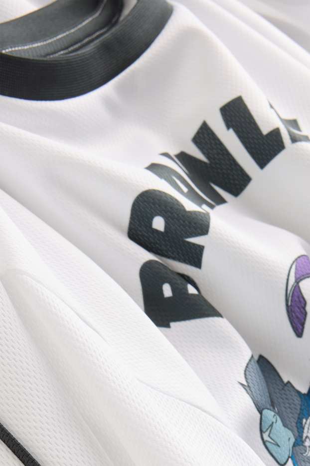 Children Boys - Brawl Stars - short sleeve T-shirt - white