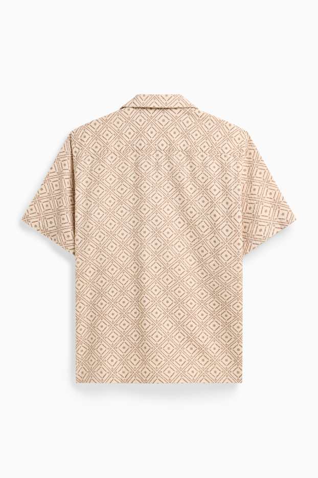 Men - Shirt - sand-coloured