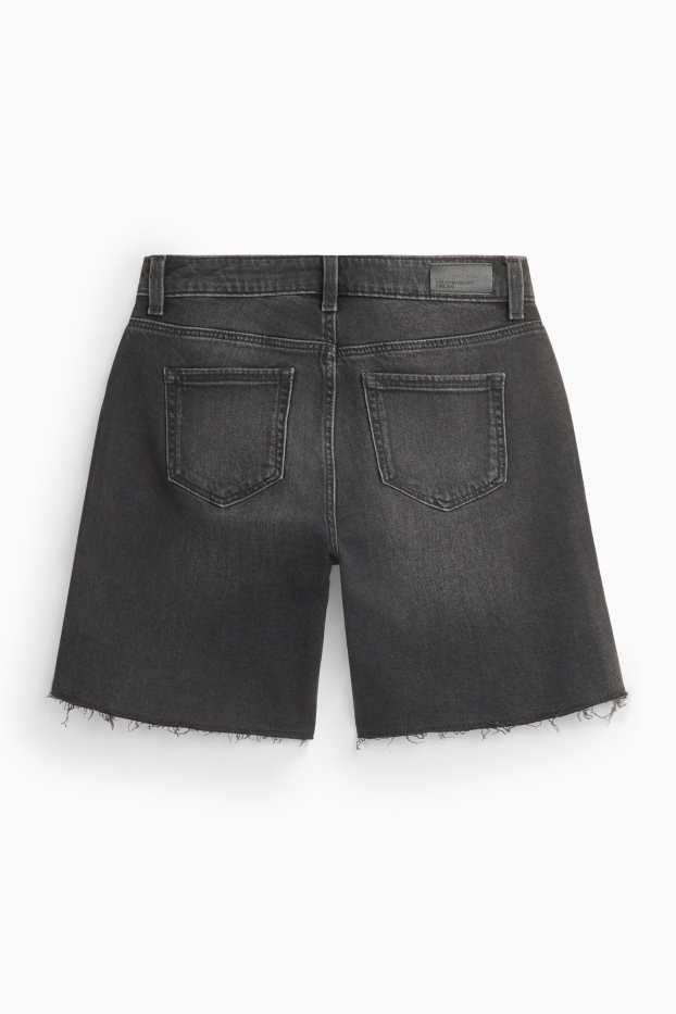 Kinder Mädchen - Jeans-Shorts - schwarz