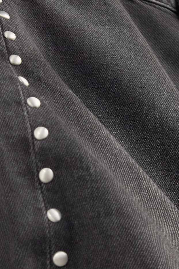 Kinder Mädchen - Jeans-Shorts - schwarz