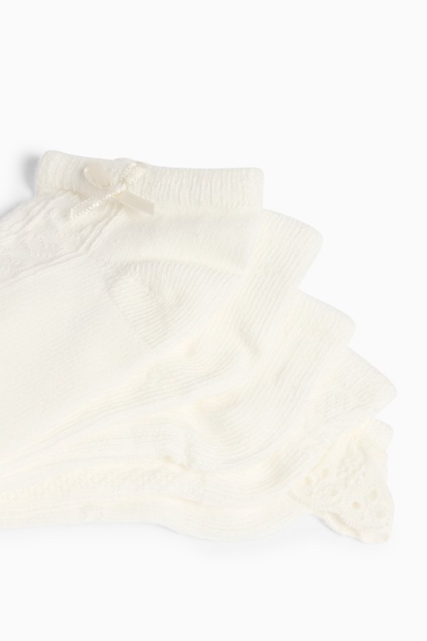 Baby Mädchen - Multipack 5er - Baby-Socken - weiß