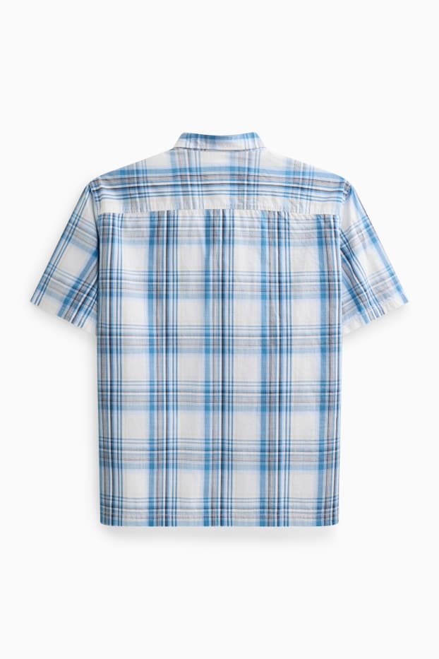 Uomo - Camicia - blu