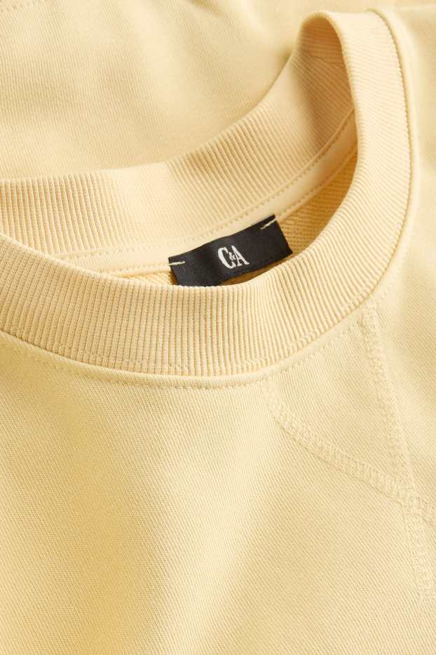 Damen - Sweatshirt - gelb