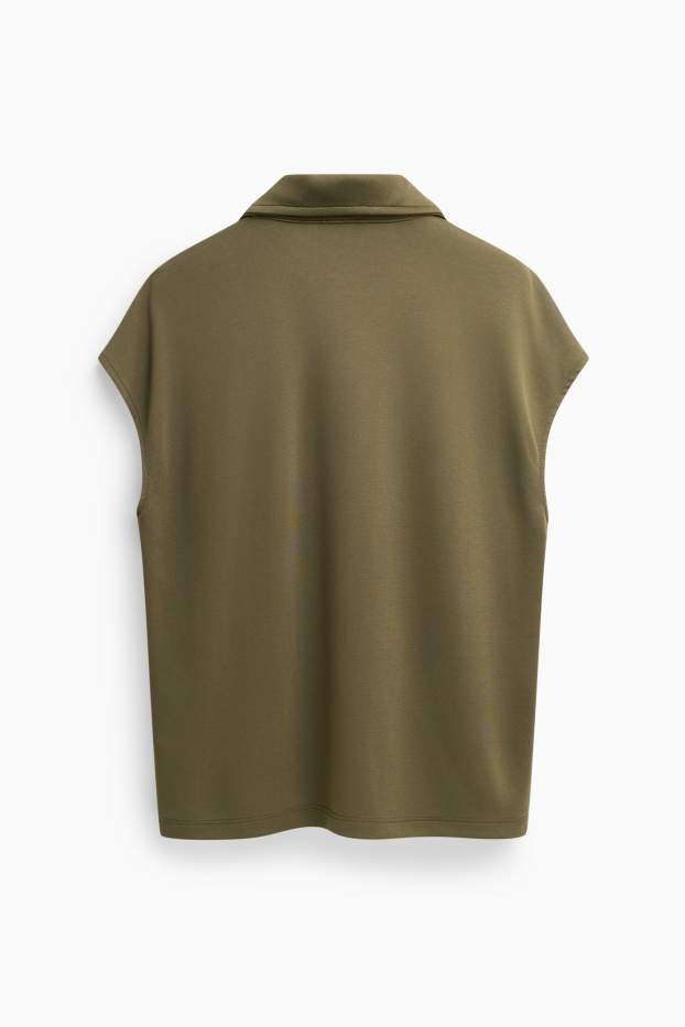 Damen - Poloshirt - Regular Fit - khaki