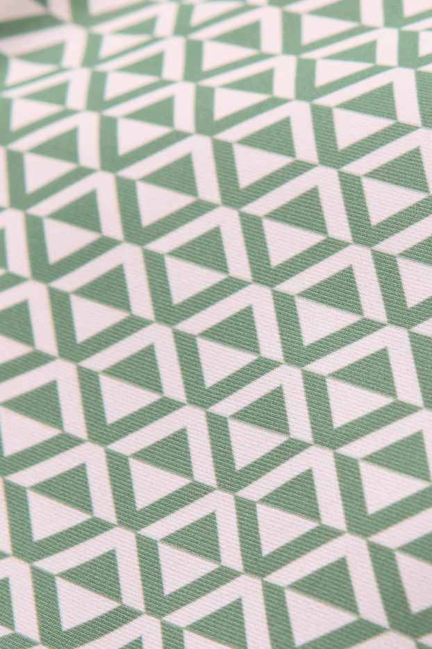 Donna - Slip bikini - vita media - LYCRA® - fantasia - bianco / verde