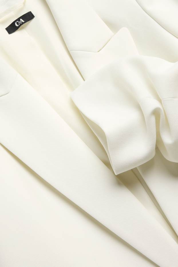 Femmes - Blazer de bureau - regular fit - blanc