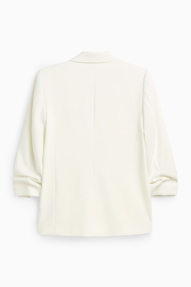 Femmes - Blazer de bureau - regular fit - blanc