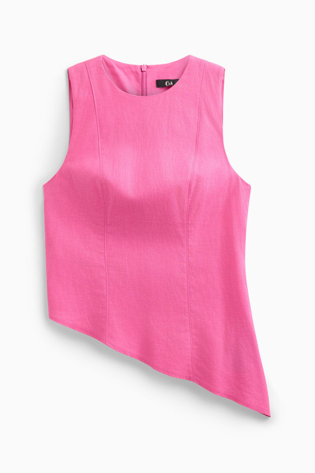 Damen - Blusentop - rosa