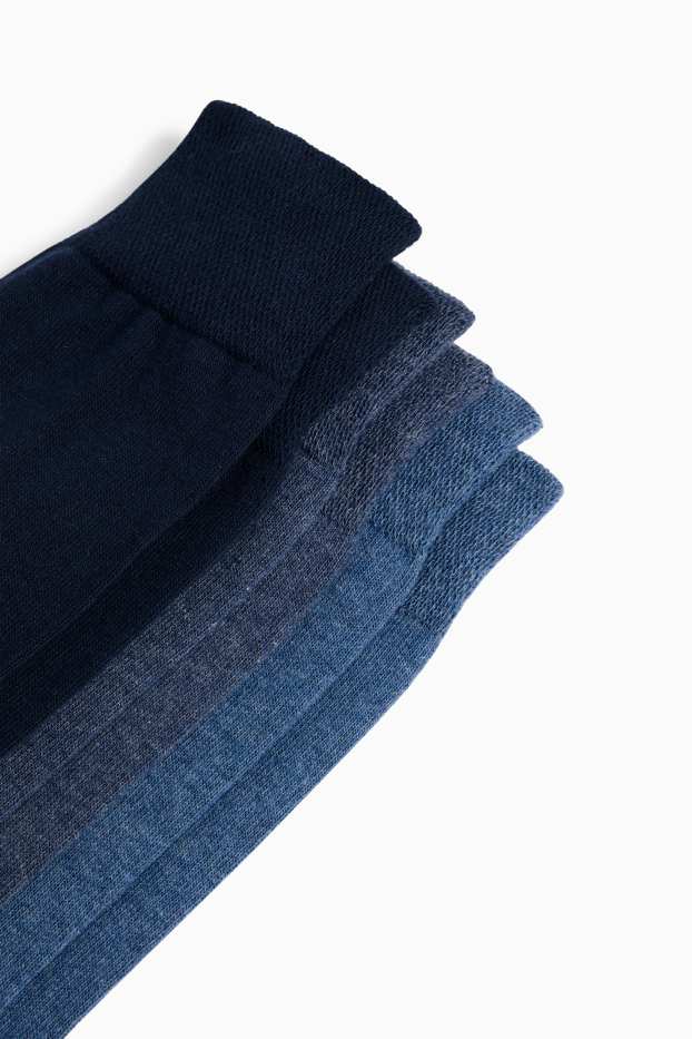 Heren - Set van 3 paar - sokken - blauw