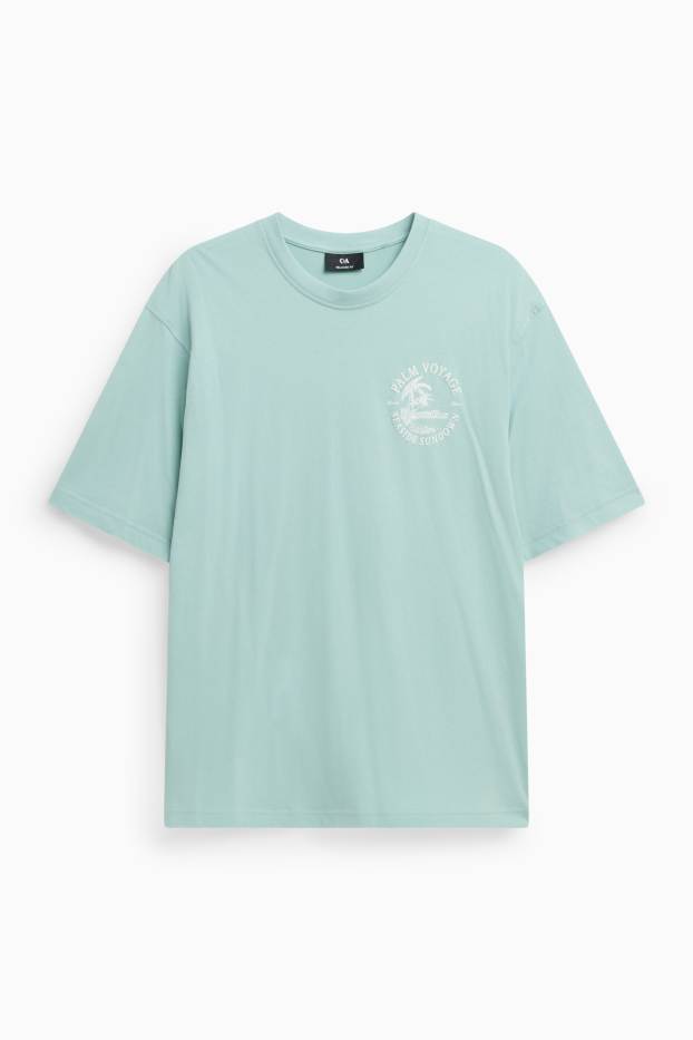 Uomo - T-shirt - turchese