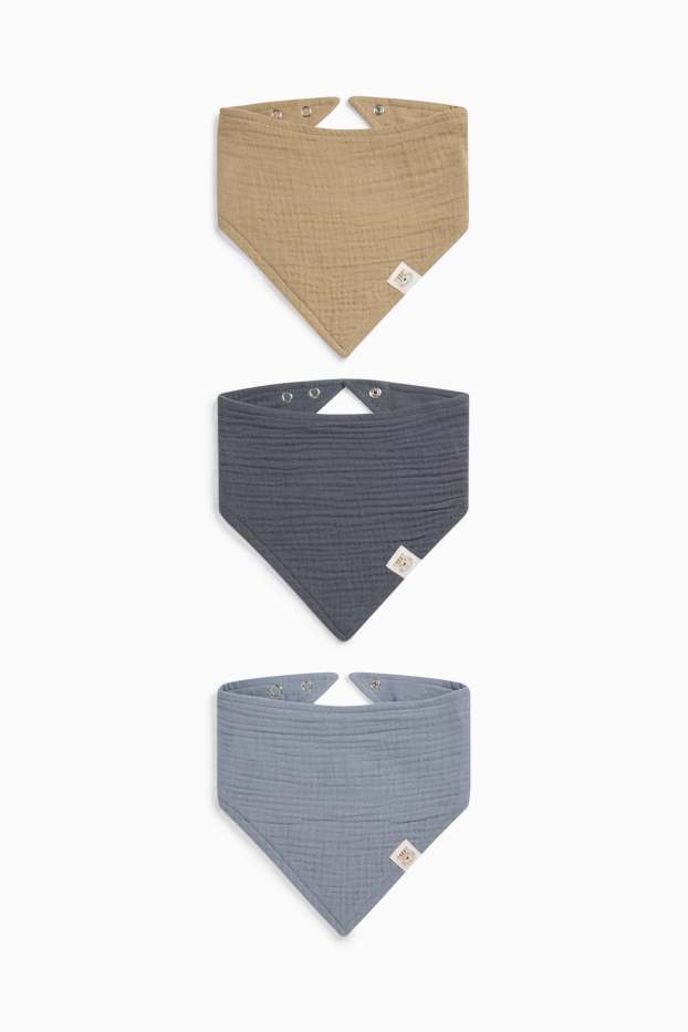 Unisexe - Bavoir bébé - marron clair