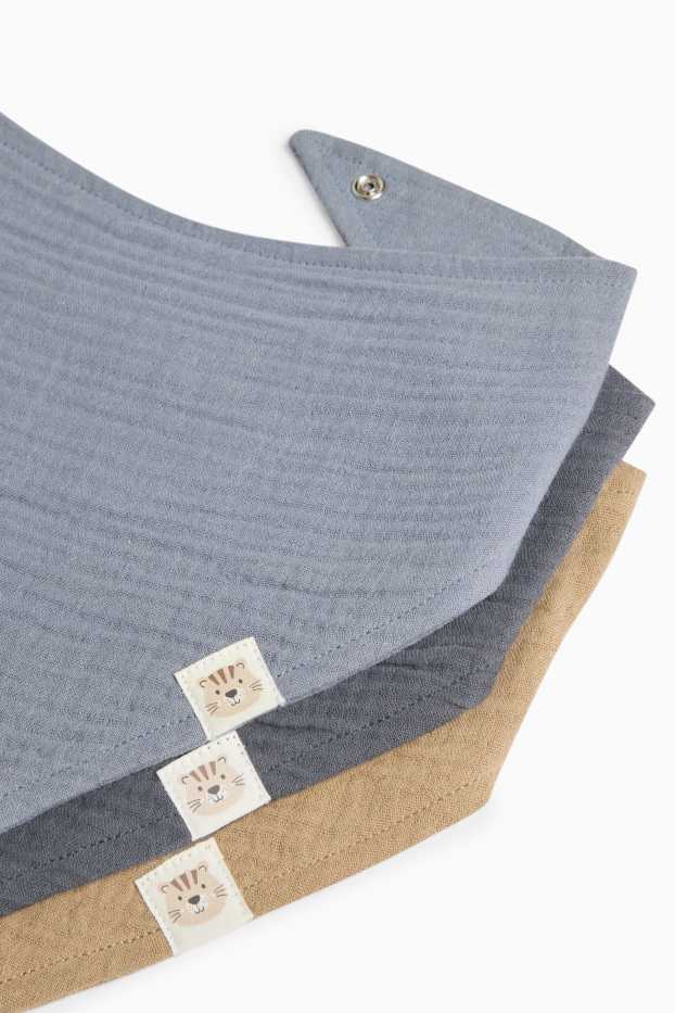 Unisexe - Bavoir bébé - marron clair