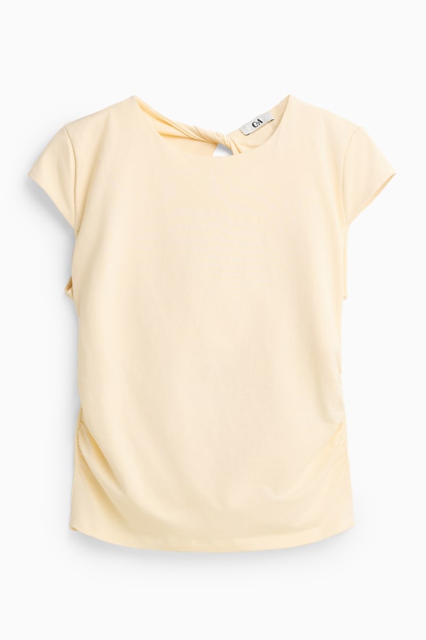 Damen - T-Shirt - Slim Fit - orange