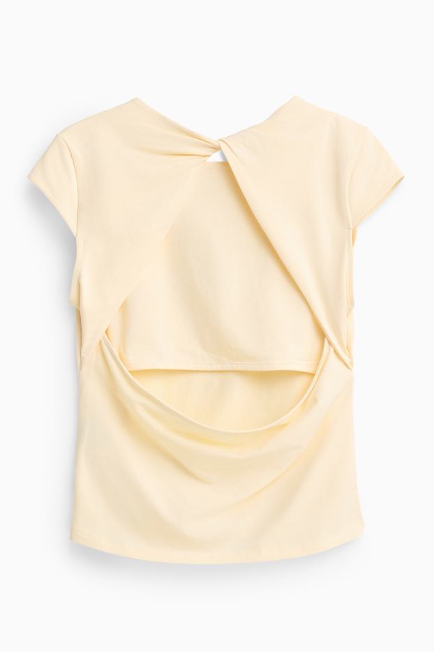 Damen - T-Shirt - Slim Fit - orange