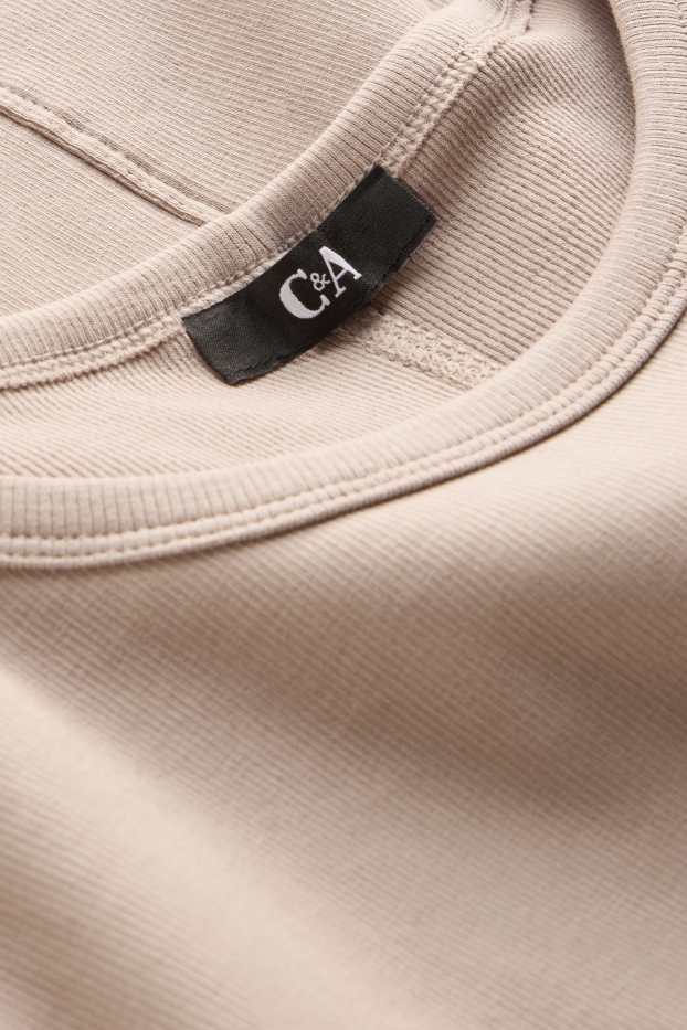 Dona - Samarreta de màniga curta - slim fit - marró clar