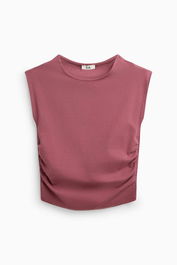 Damen - Top - hellrot